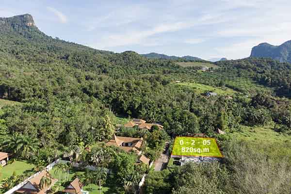 820sqm Land (2 Ngan+) for Sale in Quiet Area with Nature - Ao Nang, Krabi