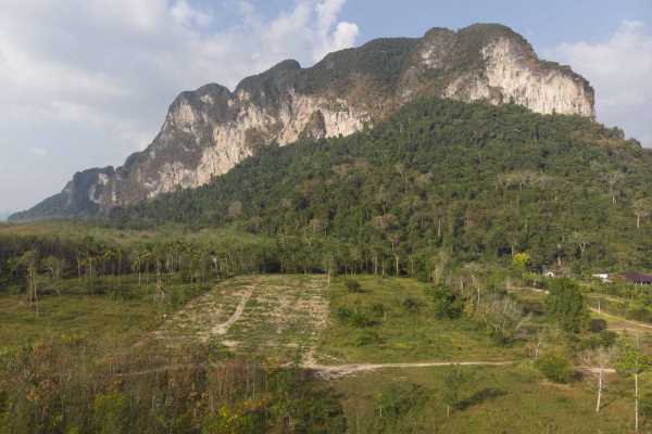 for sale - Scenic, 1.6 Rai land plot with Mountain View - Khao Thong, Krabi