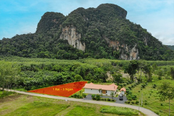 for sale - Mountain View 1 Rai 3 Ngan Chanote Land for Sale  - Ao Nang, Krabi