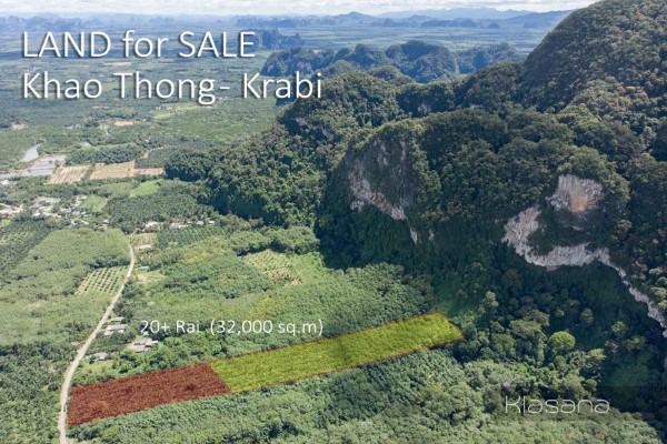 for sale - Over 20 Rai Mountain View Land for Sale at a Low Price - Khao Thong, Krabi