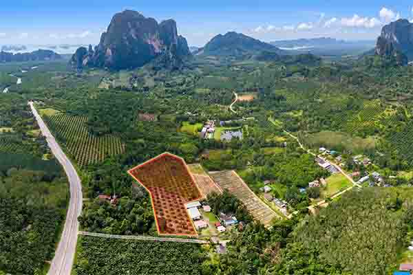 10 Rai 1 Ngan of Impressive Mountain View Land - Khao Thong, Krabi
